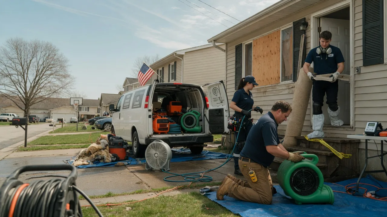 Water Damage Restoration in Strausstown, PA near me